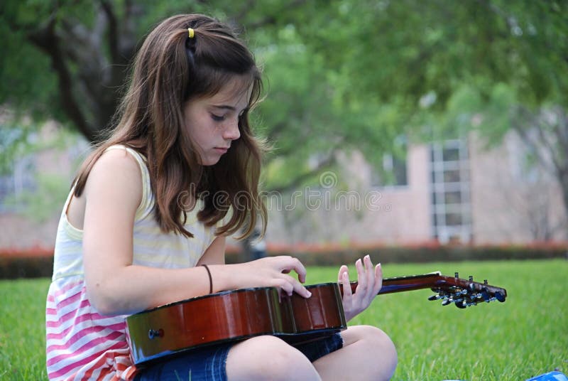 Girl Playing Guitar