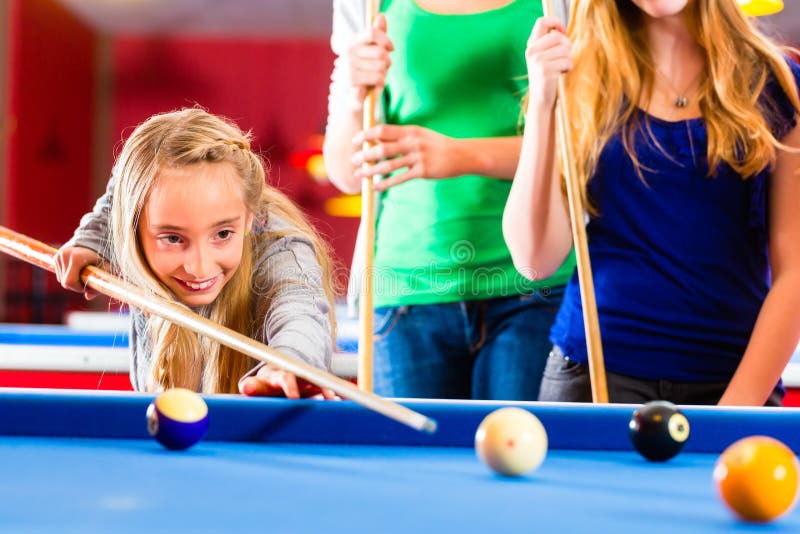 kids playing in pool