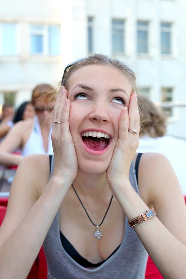 Girl portrait isolated stock photo. Image of teenager 12957892