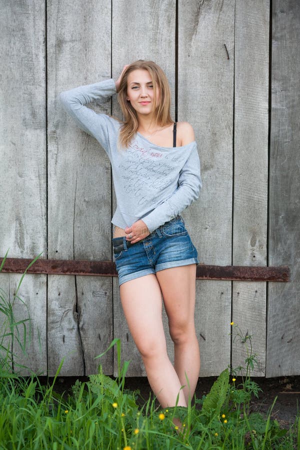 Girl posing outdoors stock image. Image of portrait, cheerful - 68677685