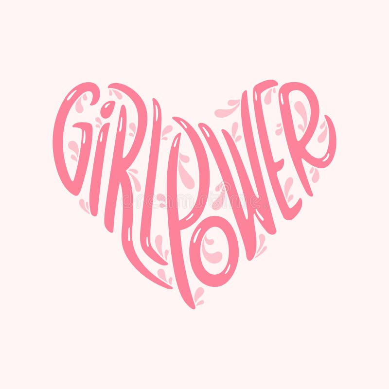 Girl lettering