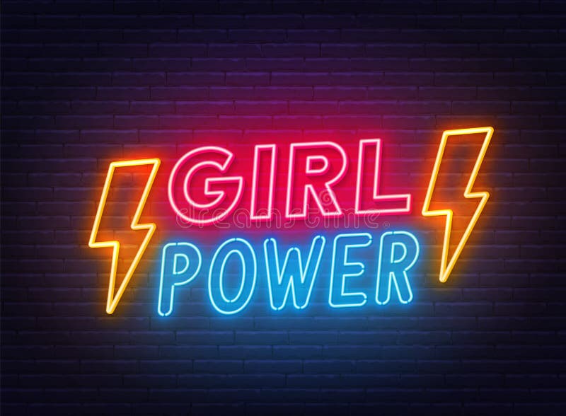 You Go Girl Neon Lettering On Stock Vector (Royalty Free) 2099927416