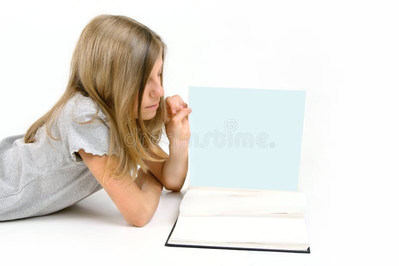 Girl Reading Book