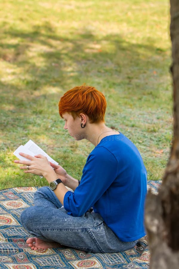 Girl reading a book stock image. Image of reading, read 144345473