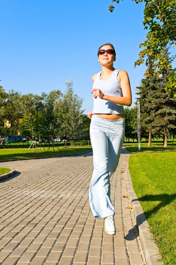 Girl running