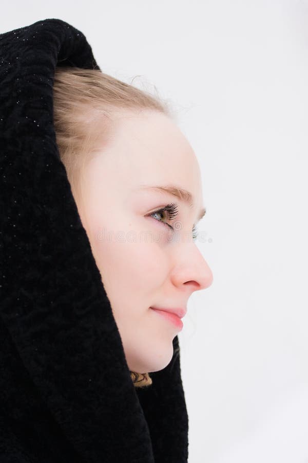 Girl's face royalty free stock images