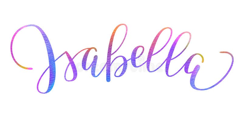 Name Isabella Stock Illustrations – 30 Name Isabella Stock Illustrations,  Vectors & Clipart - Dreamstime