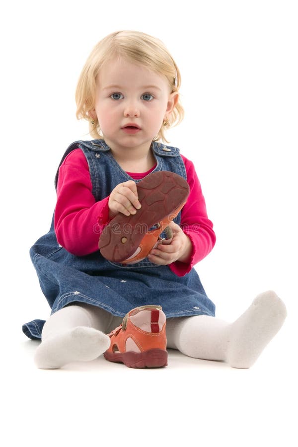 Girl and shoes