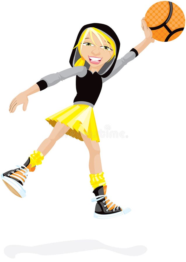 girl shooting clip art