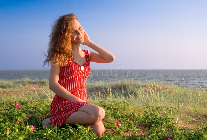 Girl sitting