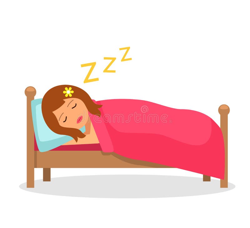 Asleep In Bed Clipart