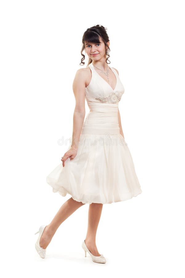Buy > white smart dress > in stock