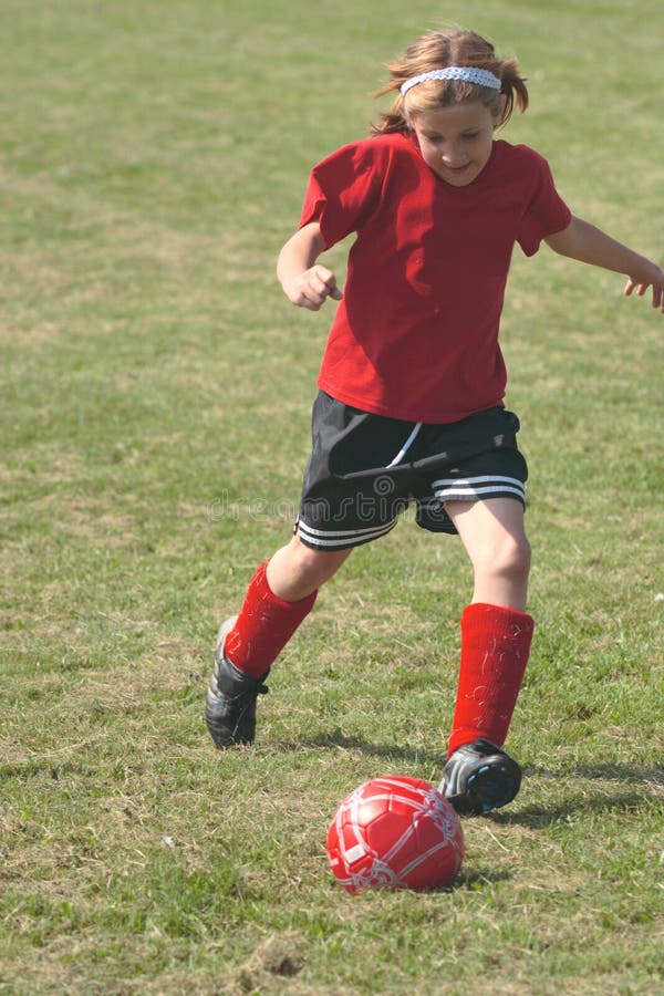 Girl at Soccer Field 1B