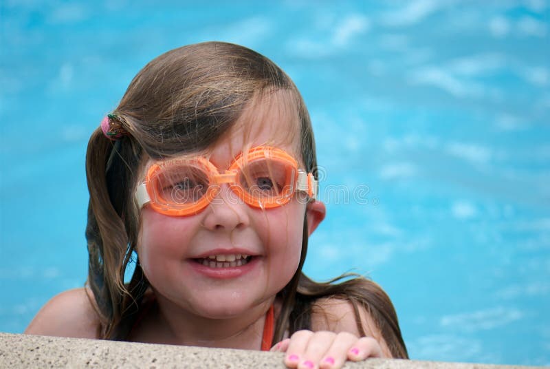 Girl Swimming With Goggles Picture. Image 2608278