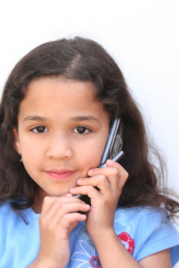 Girl Talking On Cell Phone