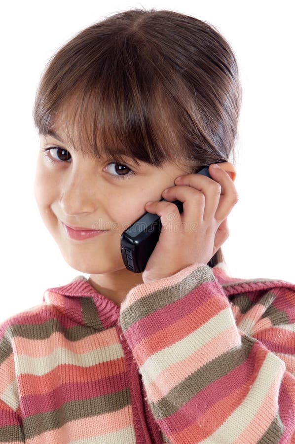 Girl talking on the cellphone