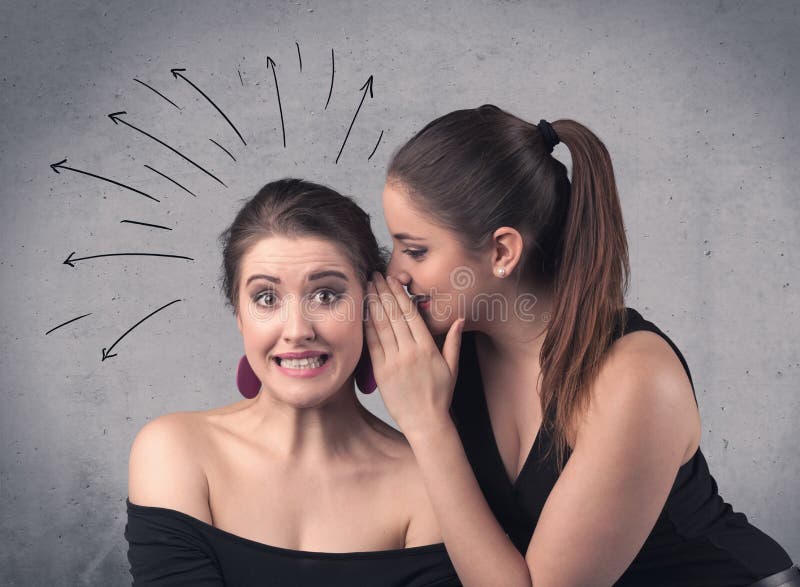 Girl Telling Secret Things To Her Girlfriend Stock Image Image Of People Excited 76873227