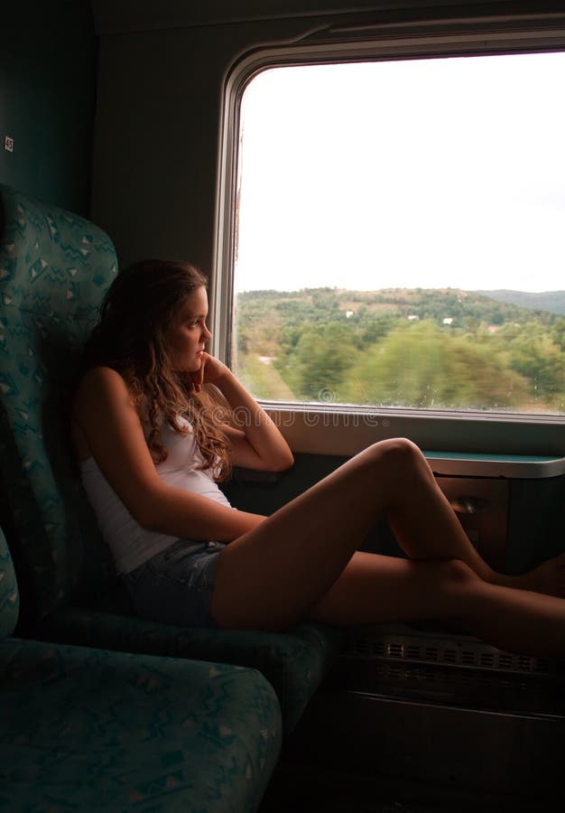 Hot Girl In Train