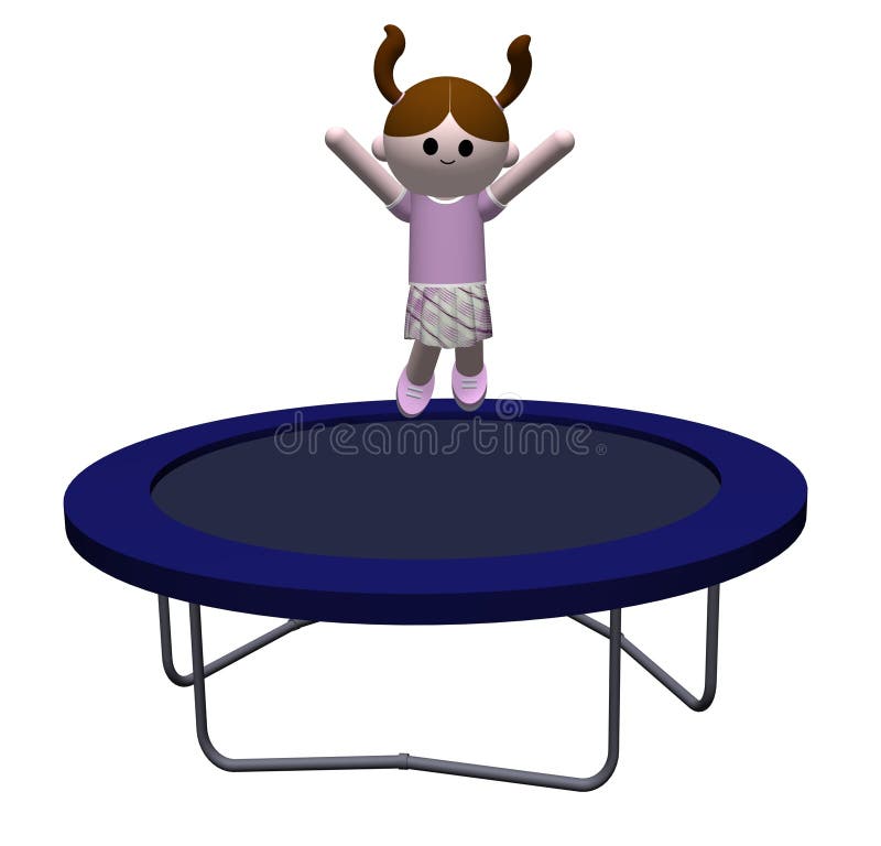 Girl Trampoline Stock Illustrations 736 Girl Trampoline Stock Illustrations Vectors Clipart Dreamstime