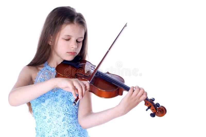 Girl with violin