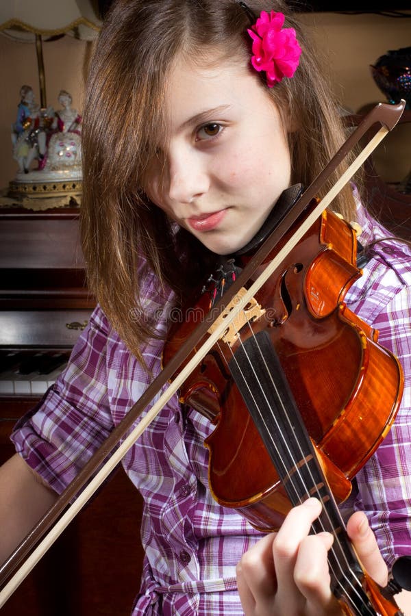 Girl and Violin