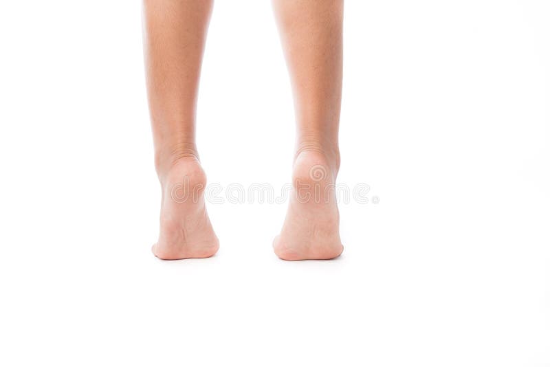 Girl walking on tiptoe stock image. Image of isolated 113066117