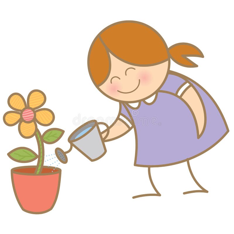 11+ Kid watering pot flower Free Stock Photos StockFreeImages