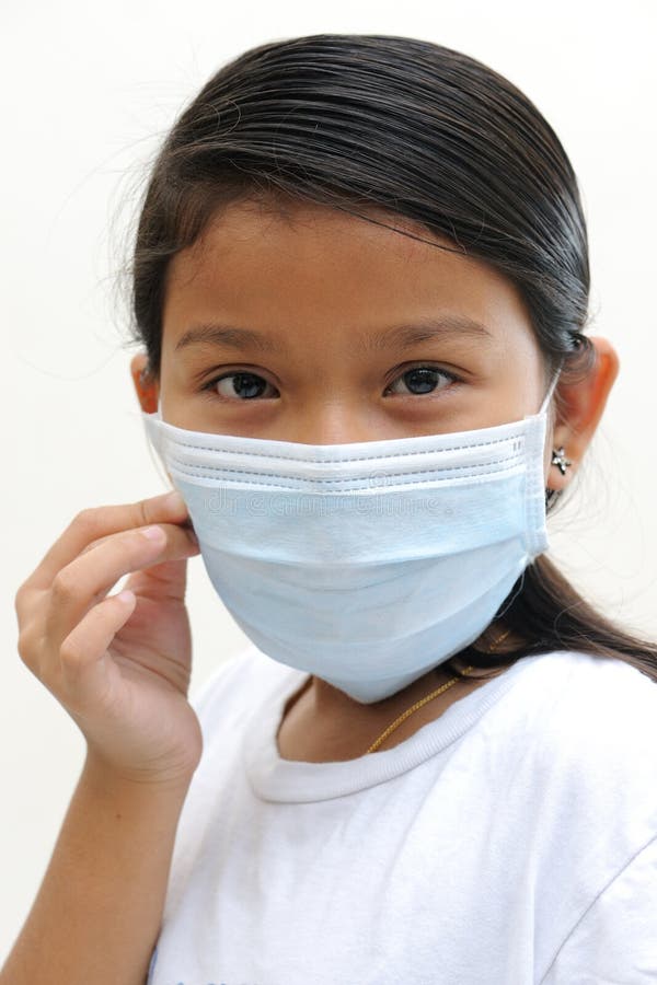 Girl wear mask stock image. Image of eyes, h1n1, malaysia 10727967