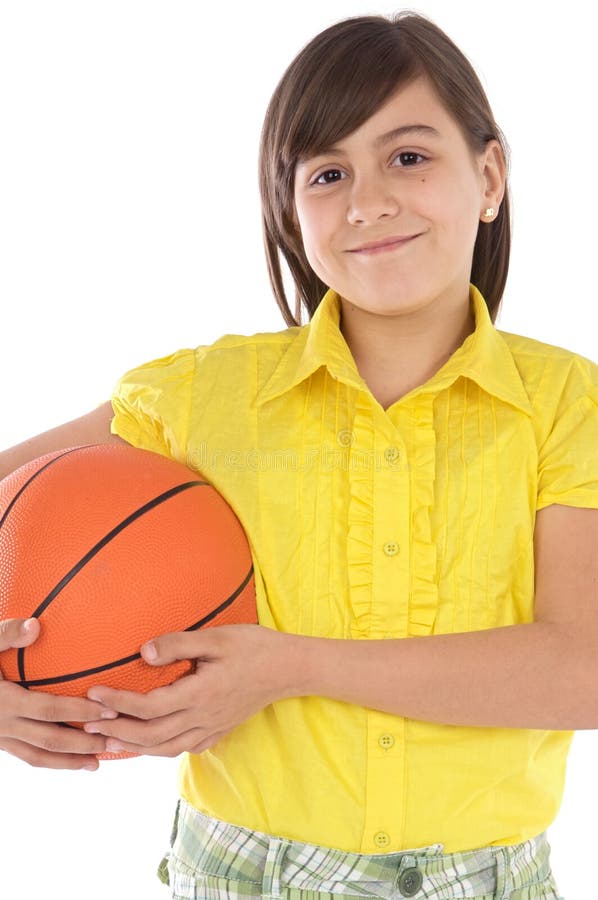 263 Kid Girl Basketball Isolated Stock Photos Free & RoyaltyFree