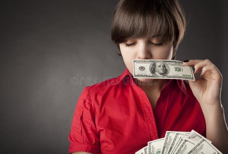 Girl who has a lot of money