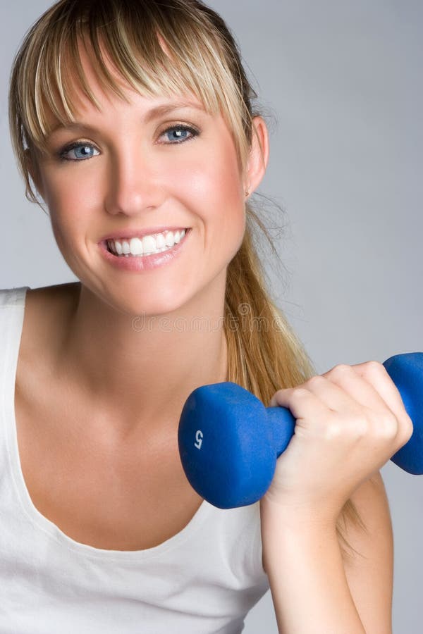 Girl Working Out stock image