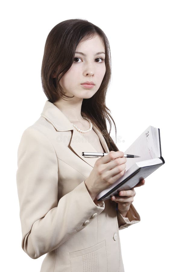 Girl writing in diary