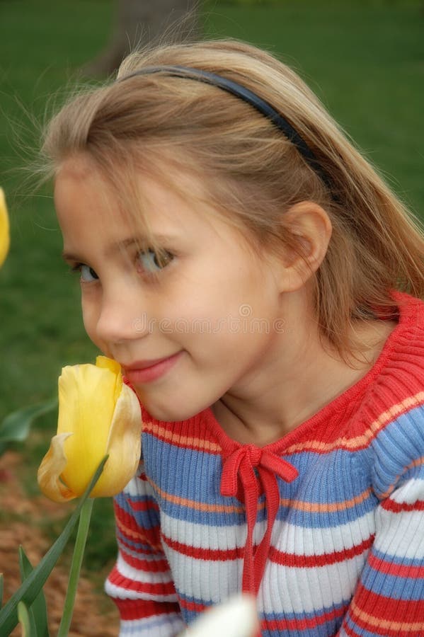 Girls and Flowers