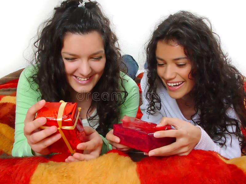 Girls with gifts