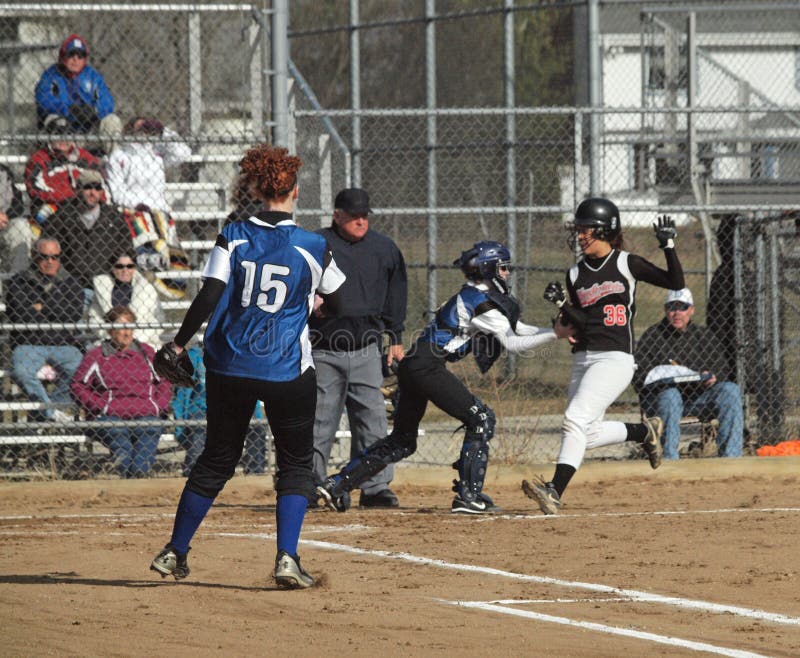 Girls Softball royalty free stock photos Girls Softball royalty free stock photos