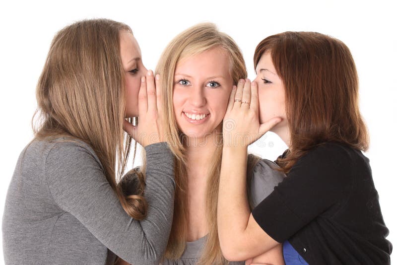 Girls students talking