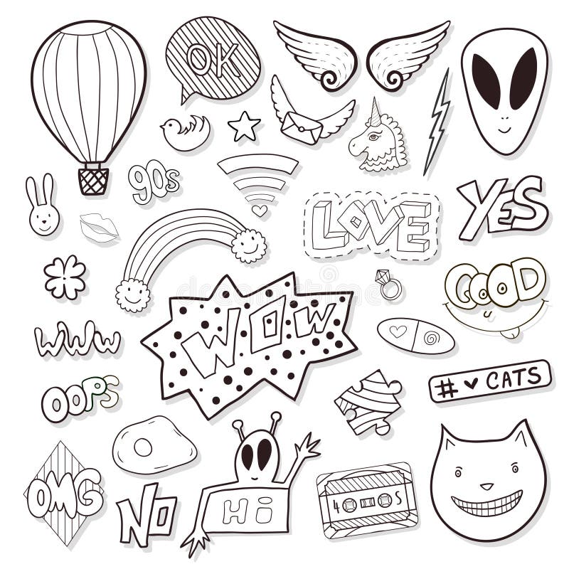 Girly Stickers Stock Illustrations – 1,219 Girly Stickers Stock  Illustrations, Vectors & Clipart - Dreamstime