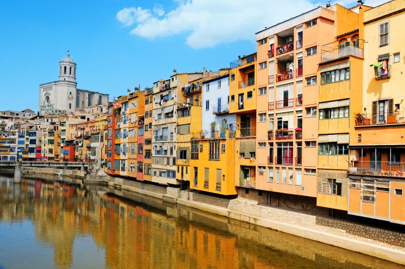 girona Испания стоковые изображения girona Испания стоковые изображения