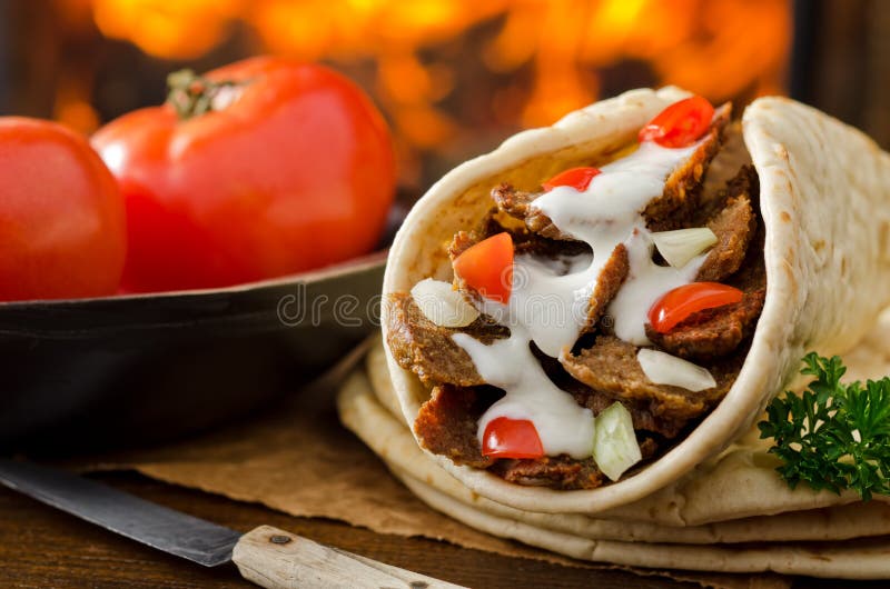 Giroscópio Donair fotos de stock Giroscópio Donair fotos de stock