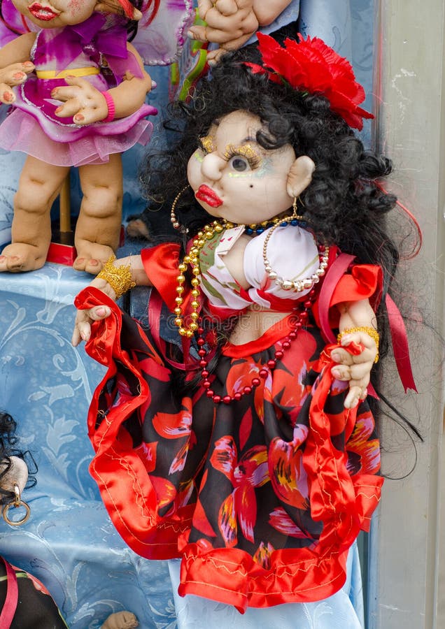 Wooman doll gypsy at the fair. Russia. Wooman doll gypsy at the fair. Russia