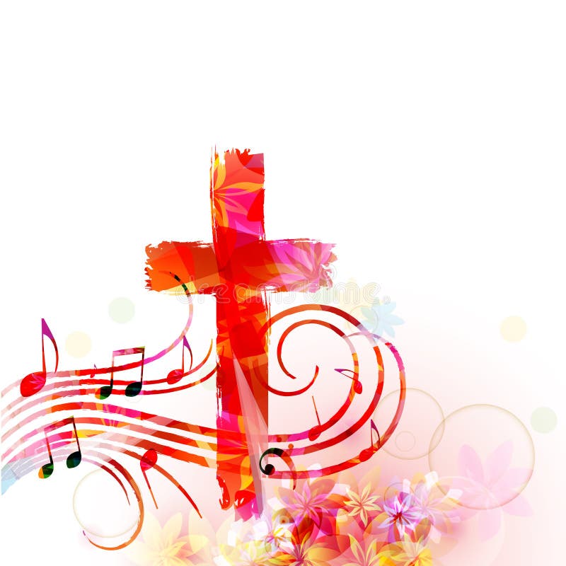 Gospel Music Rainbow Cross Stock Illustrations – 46 Gospel Music ...