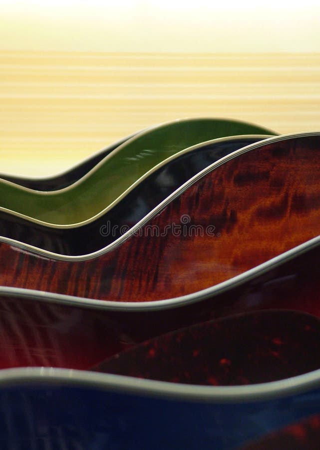 Gitarren lizenzfreie stockbilder Gitarren lizenzfreie stockbilder