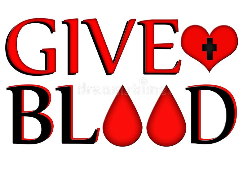 Give Blood, Donate Concept vector illustration