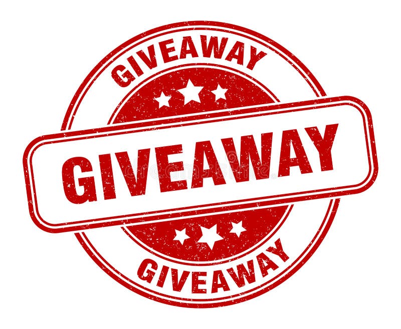 Giveaway Stamp Giveaway Round Grunge Sign Stock Vector Illustration Of Giveaway Isolated 181771771