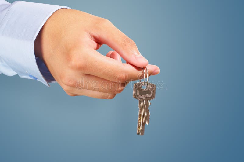Giving away the keys stock image. Image of passing, adult 2809657