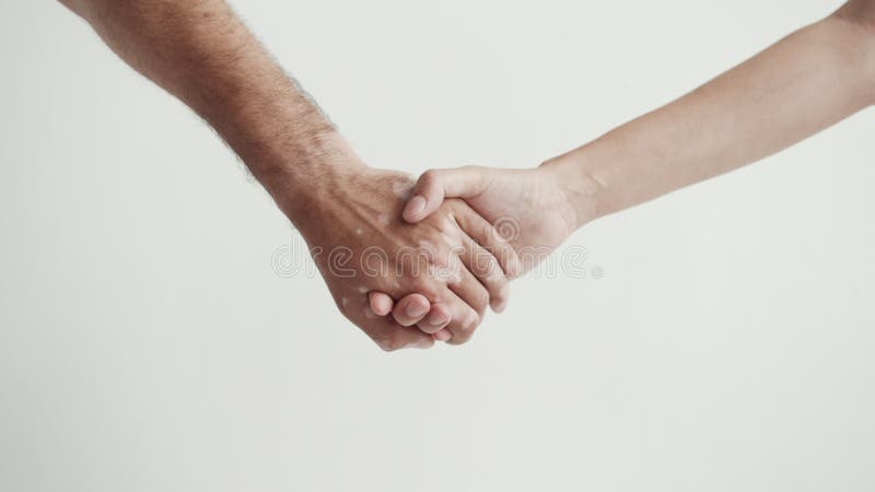 Giving Helping Hands Holding Together Female and Male stock video footage