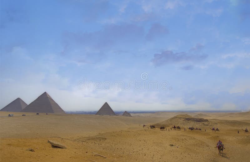 Giza-Hochebene lizenzfreie stockbilder Giza-Hochebene lizenzfreie stockbilder