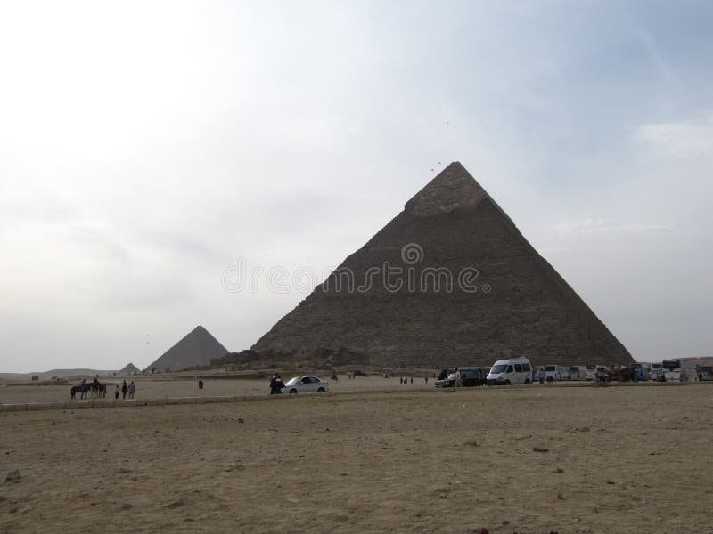 Giza ostrosłupy w Kair, Egipt obrazy royalty free Giza ostrosłupy w Kair, Egipt obrazy royalty free