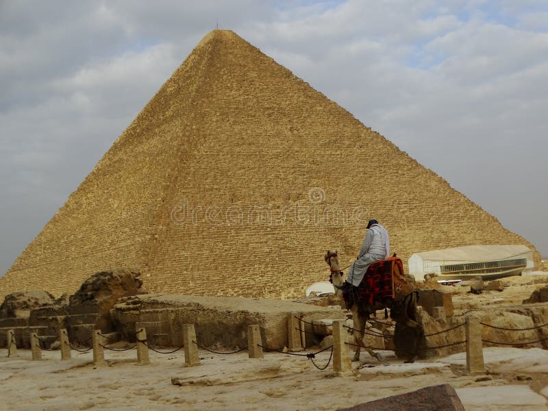 Giza Pyramids, Egypt royalty free stock image