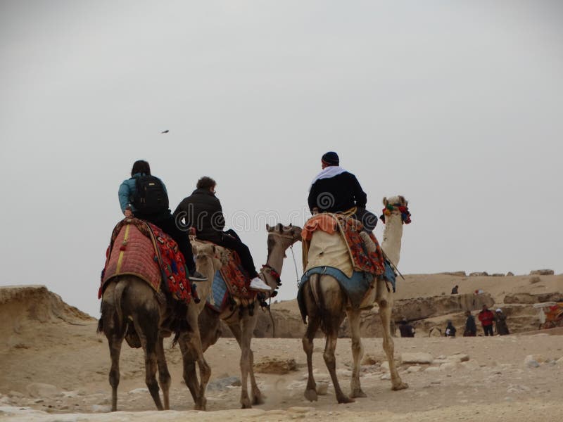 Giza Pyramids, Egypt royalty free stock photography